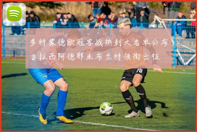 多特蒙德欧冠客战热刺大名单公布吉拉西阿德耶米布兰特领衔出征