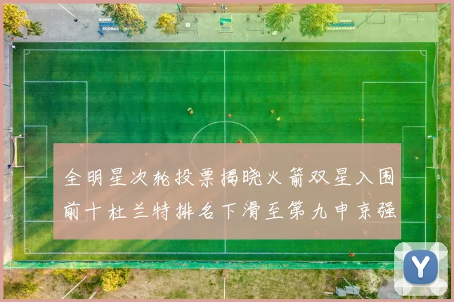全明星次轮投票揭晓火箭双星入围前十杜兰特排名下滑至第九申京强势晋级第十位